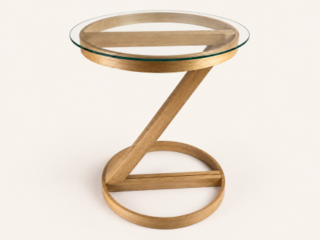 Tøre Tøre — circular glass side table
